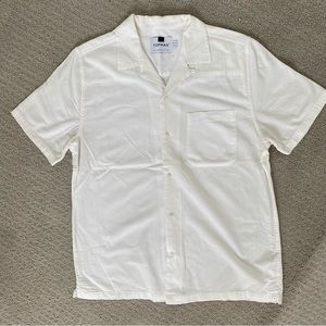 Topman White Button-Down Shirt